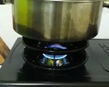 Foto langkah ke 5 dari resep Bolu Panggang Ketan Hitam No Mixer No Oven.