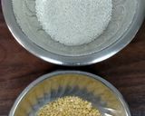 A picture of step 1 of Kodo Millet Pongal.