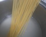 A picture of step 2 of Cheesy Spaghetti Rolls with Tangy Garlicky Mayo.