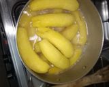 A picture of step 1 of Sweet and sour mashed bananas and zucchini, carrots curry#easter.