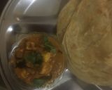 A picture of step 6 of Chettinad Paneer.