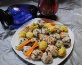 A picture of step 26 of Rice balls.