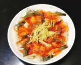 Hình bước làm 5 của món Gỏi Tôm sốt Thái