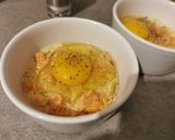 Une image de l'étape 3 de Œuf cocotte à la crème de courge.