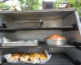 A picture of step 2 of Oven baked parmesan malenge and stuffed onions.