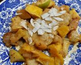 Foto del paso 5 de la receta: Frutas tibias con budín