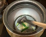 A picture of step 2 of Bottle gourd sambar rice one pot meal.