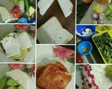 A picture of step 1 of Heart sandwich cake.