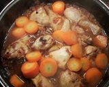Foto del paso 26 de la receta Pollo en salsa confitada de cebolla roja y pimiento asado
