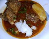 A picture of step 12 of Aloo Gosht.