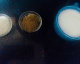 A picture of step 1 of Thandai Lassi.