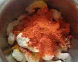 A picture of step 1 of Prawns koliwada.