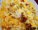 A picture of step 11 of Karachi Biryani.