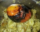 बैंगन टमाटर का भरता (baingan tamatar ka bharta recipe in Hindi) रेसिपी चरण 3 फोटो