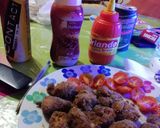 Foto del paso 4 de la receta: Nuggets de pollo con tomatitos cherry