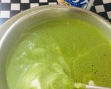 Foto del paso 2 de la receta: Bavaroise de Matcha Relleno con Cerezas!