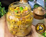A picture of step 3 of Instant Raw Mango Pickle Aam Ki Kachri.