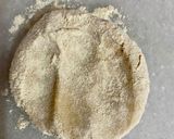 A picture of step 5 of Moong dal parantha.