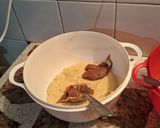 Foto del paso 6 de la receta: Bizcochuelo Marmolado con Dulce de Leche, Coco y Limón con Cocoa