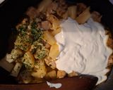 Tejszínes ananászos csirke 🍍🐣 recept fázis 3 fotója