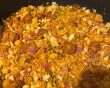 A picture of step 3 of Shepherd's Migas.