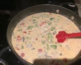 A picture of step 2 of Cream Sauce Chicken Pasta.