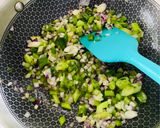 A picture of step 8 of Cabbage Manchurian.
