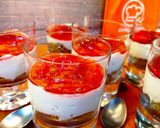 Φωτογραφία βήματος 4 της συνταγής Cheesecake ατομικό στο ποτήρι