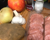 Foto del paso 1 de la receta: Solomillo de pavo con compota de manzana 🍏 y patatas panaderas