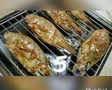 A picture of step 5 of Grilled fish with onion sauce(gasasshen kifi).