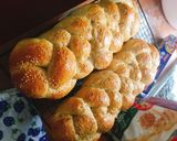 Hình bước làm 4 của món Bánh mì Challah (bánh mì Do Thái)
