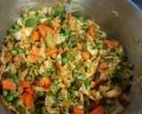A picture of step 2 of Veggieee maggieee.