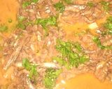A picture of step 8 of Fried omena + collabo of (mito &mrenda).