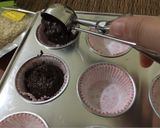 Foto langkah ke 9 dari resep Birthday chocolate muffin.