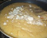 A picture of step 3 of Moong dal Halwa.