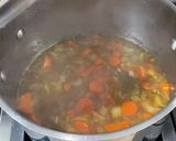 A picture of step 9 of Mom’s Lentil Soup.