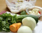 Hình bước làm 1 của món Gỏi mực