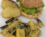Une image de l'étape 4 de Courgette à la moutarde.