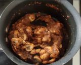A picture of step 8 of Creamy Mushroom masala gravy.