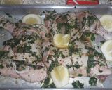 Foto del paso 1 de la receta: Cuartos de pollo al horno en adobo de picada