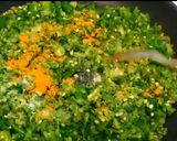 A picture of step 7 of Rajasthani Mirchi Ka Kutta.