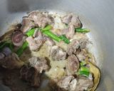 A picture of step 3 of Mutton Pulao.