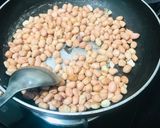 A picture of step 1 of Peanut laddu.
