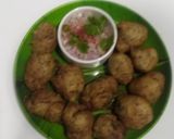 A picture of step 9 of Black gram vada.