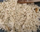 Foto del paso 3 de la receta Ensalada de lombarda vegana con falso arroz y huevo