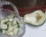 A picture of step 1 of Papaya paste.