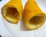 Foto del paso 1 de la receta: Zucchini relleno con jamón y verduras