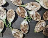 Mini eggplants/aubergines recipe step 2 photo