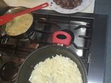 Lomo strogonoff con arroz