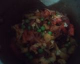 A picture of step 1 of Cook with dry fruits vegetables tehiri.